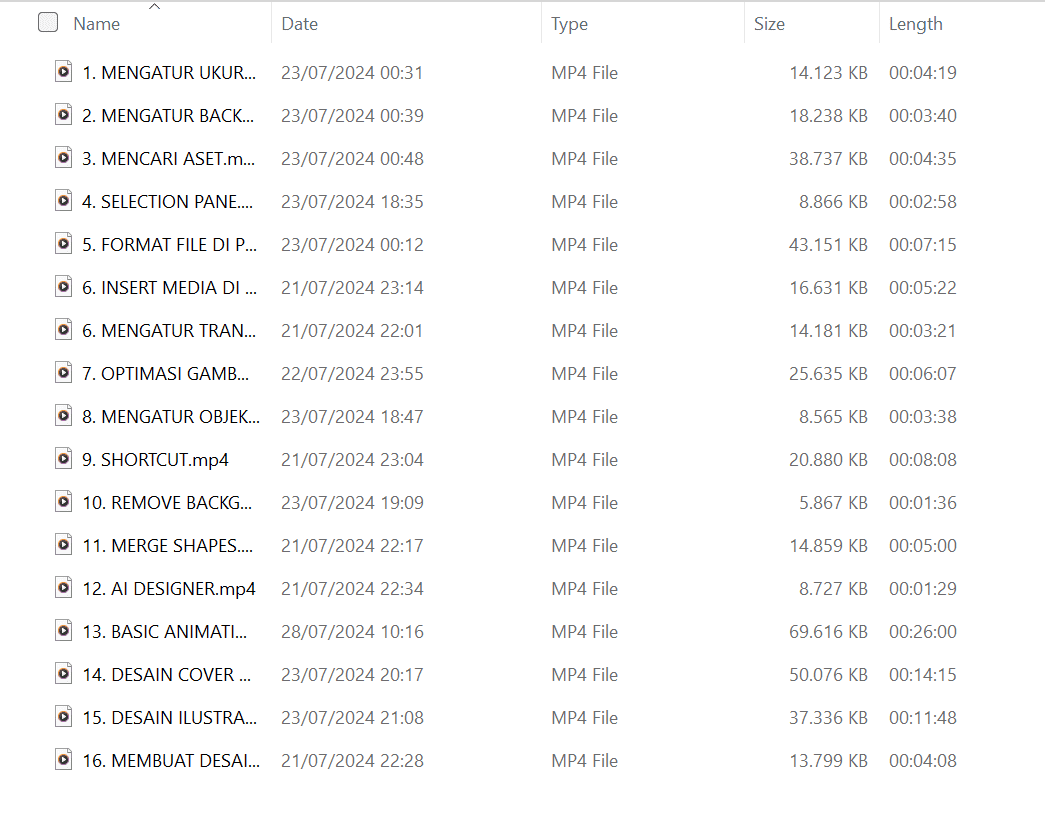 Preview kelas office 4