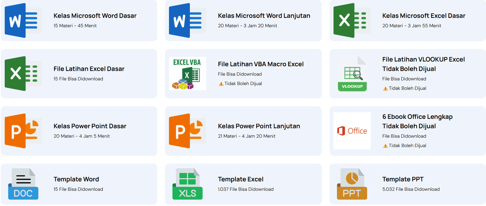 Preview kelas office 5